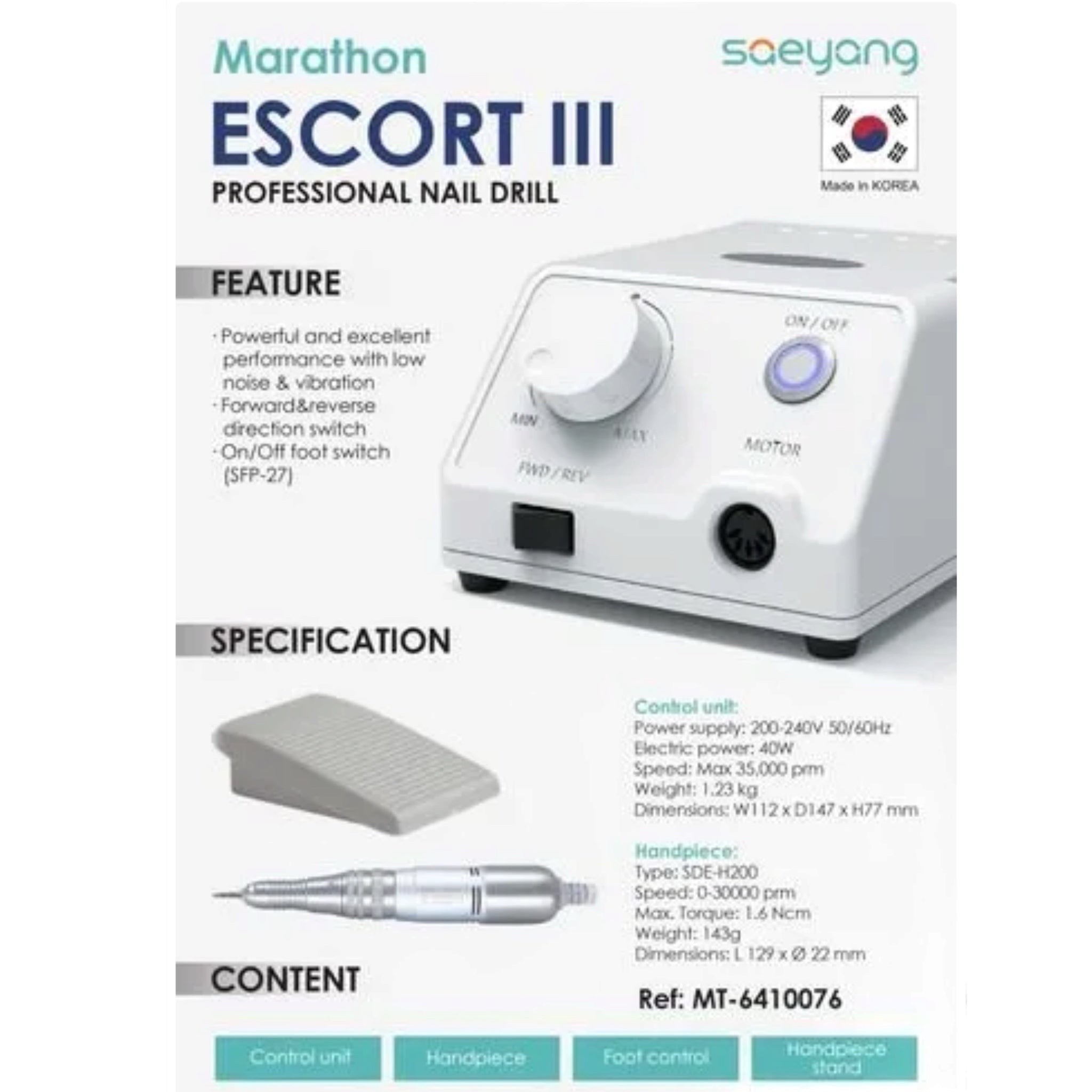 מכונת שיוף מרטון אסקורט 3