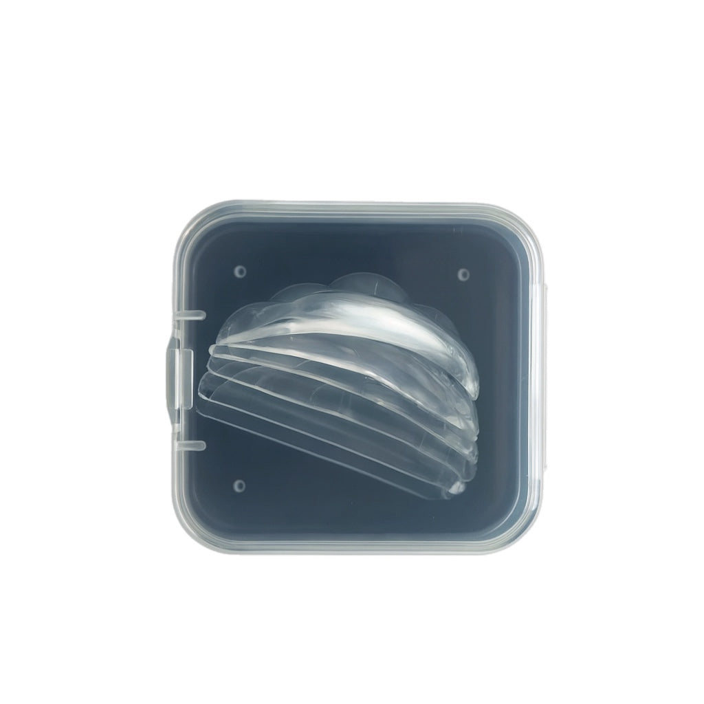 שתלי סיליקון להרמת ריסים (שקוף)