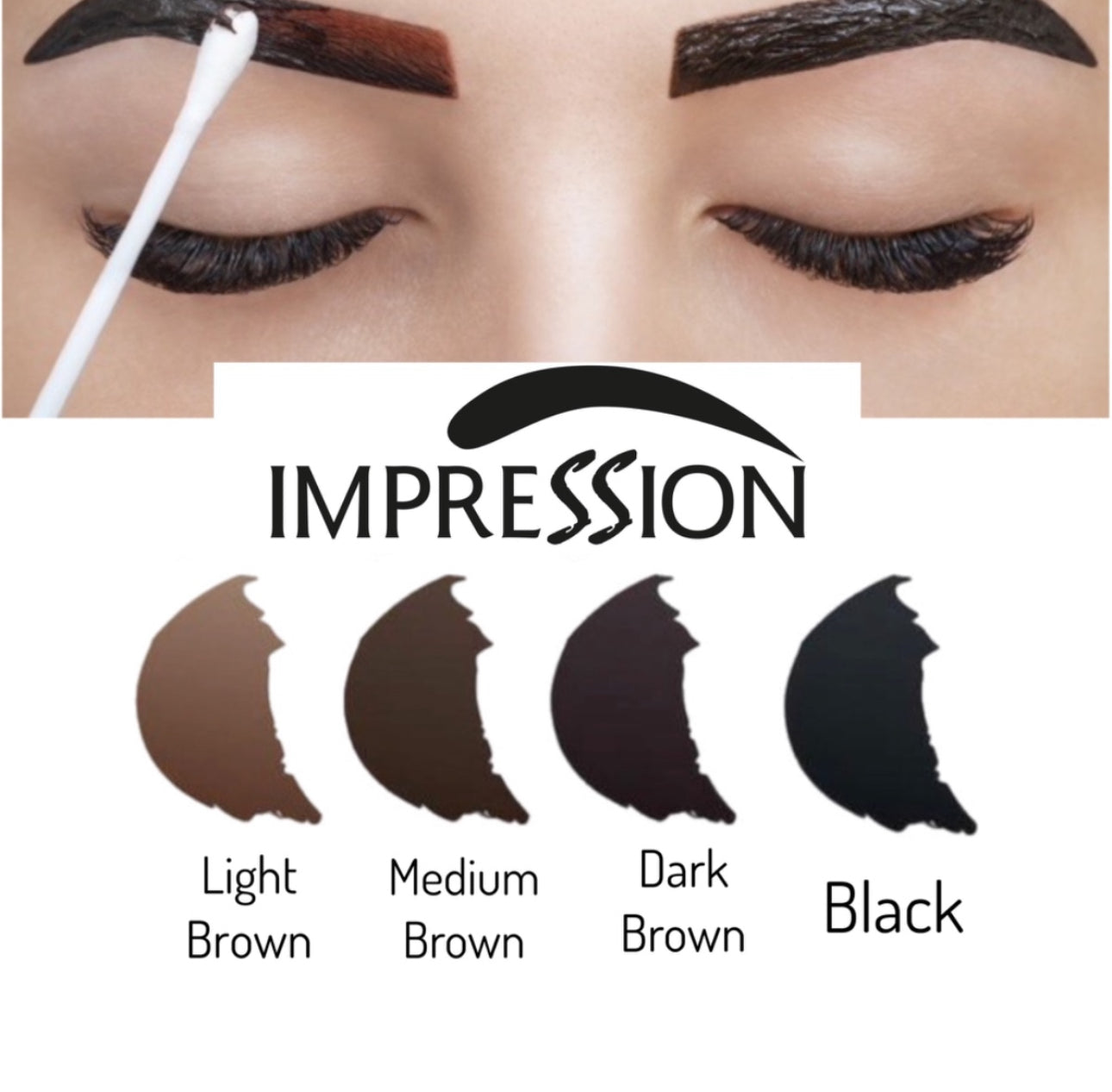 צבע חינה לגבות ולריסים אימפרשן