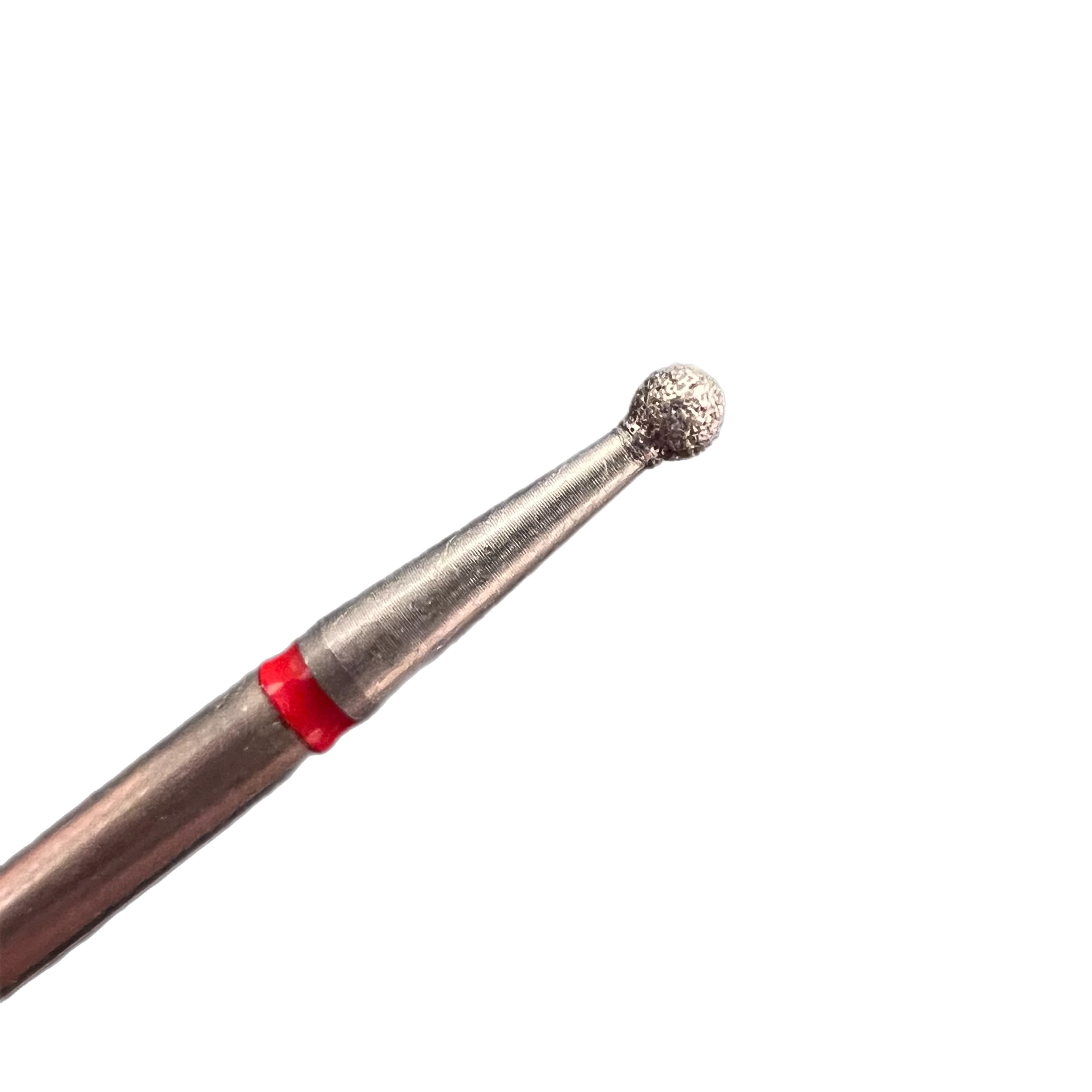 ראש יהלום כדור קטן פס אדום למניקור