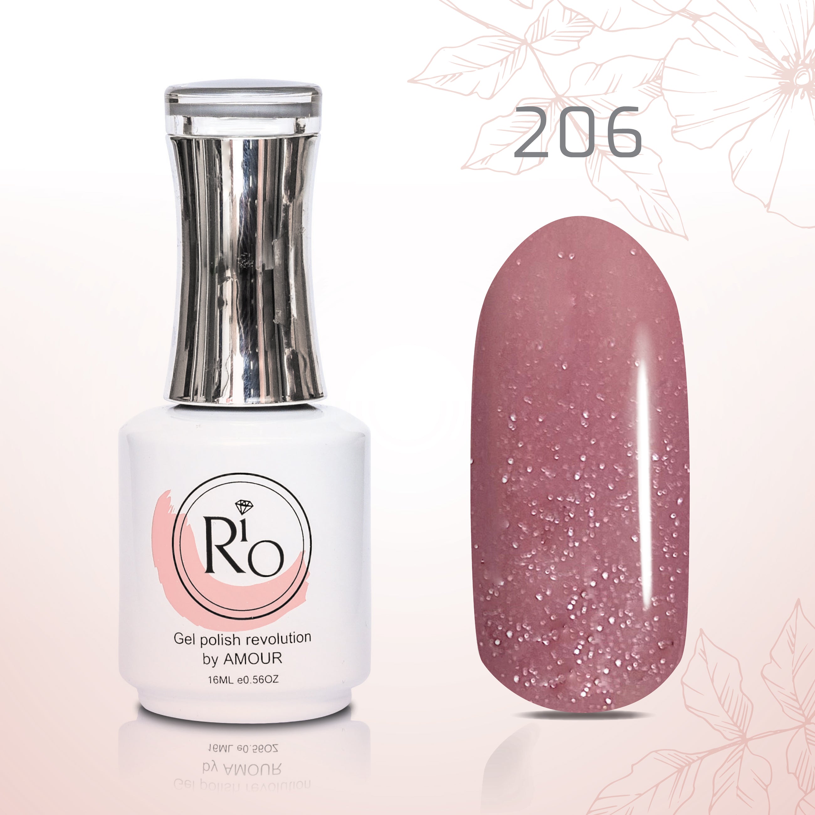 לק ג'ל ריו מס 206