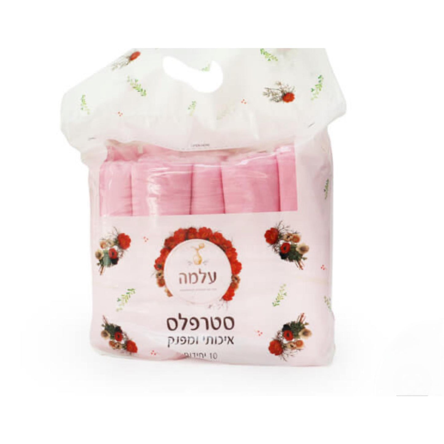 סטרפלס עלמה - ורוד